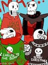 Christmas party AU comic undertale - 