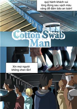 Cotton swab man - Tăm bông sama